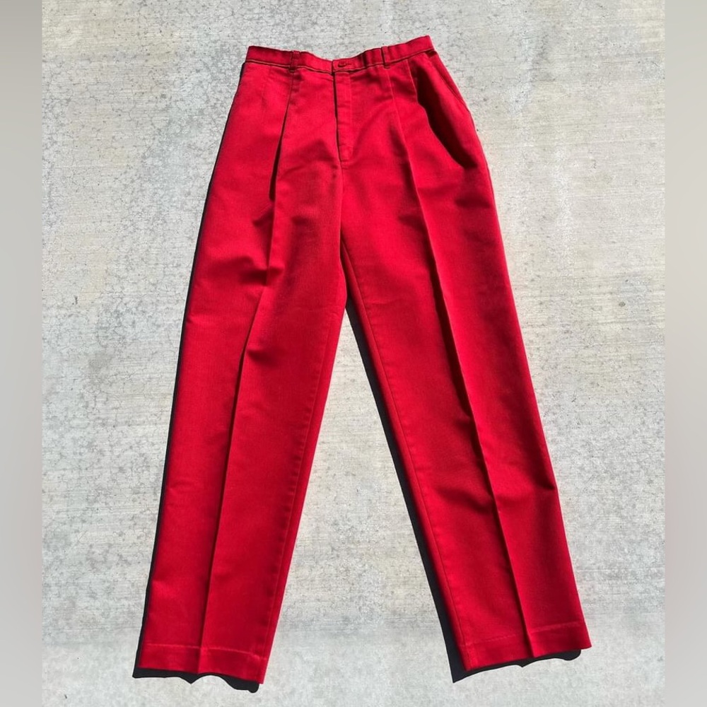Vintage 80s Levis Sportswear Pleated Trousers- 27” waist